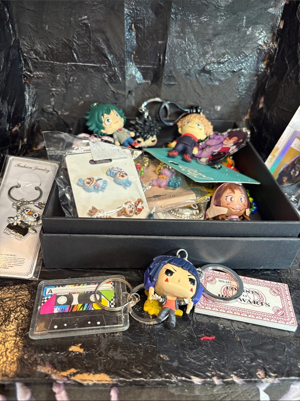 Anime Character keychain lot